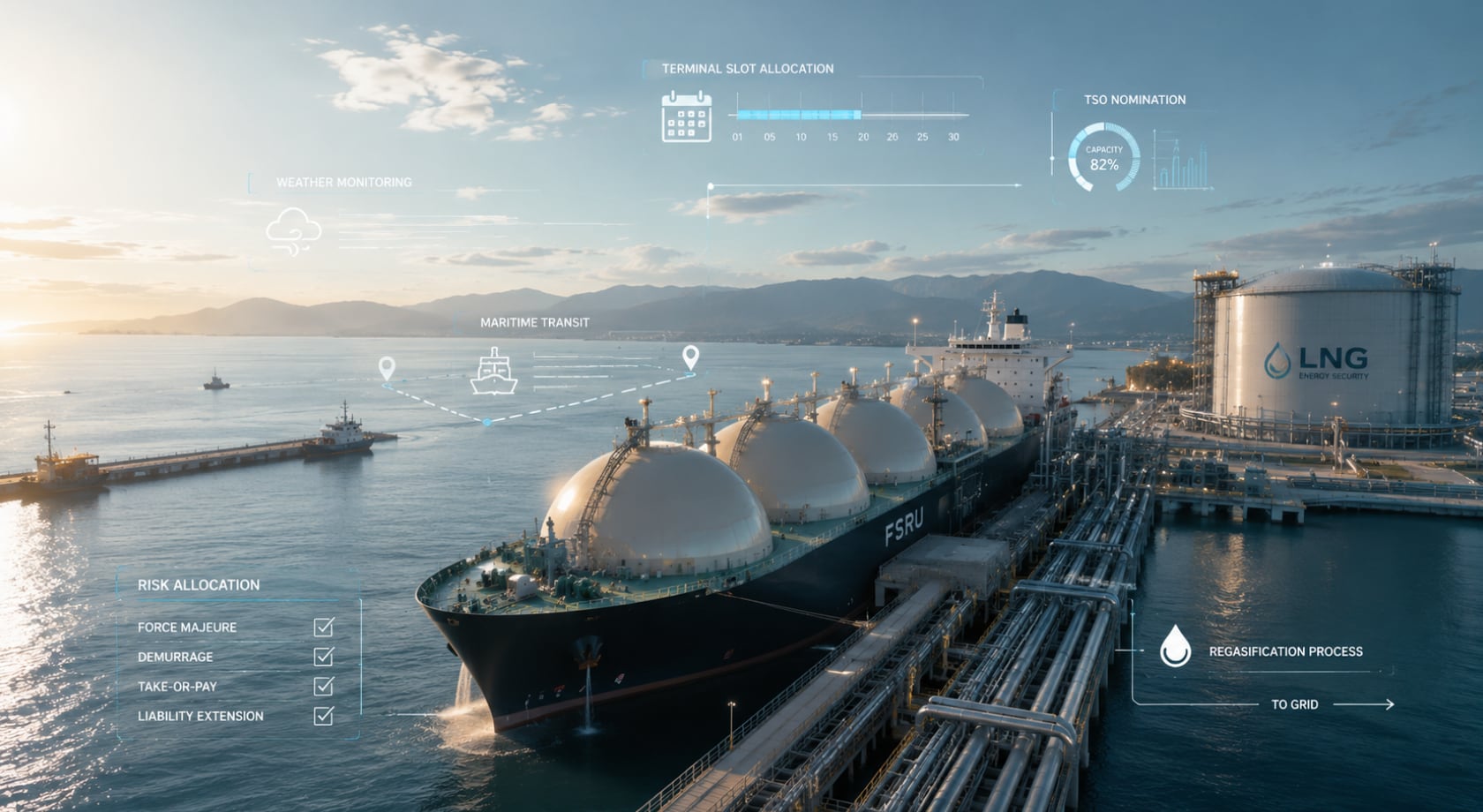 FSRU Bottlenecks, LNG Slots & Demurrage Risk